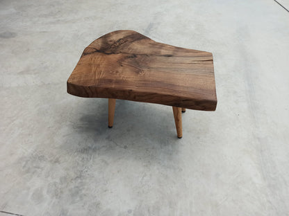 Halloween Gift - Rustic Handmade Wood Coffee Table - Unique Walnut (WG-001)