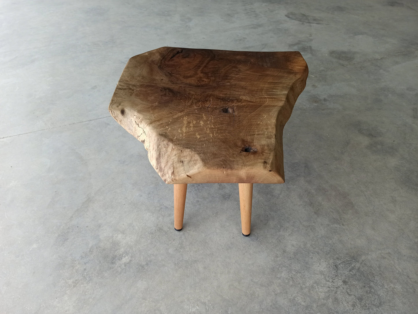 Christmas Gift - Rustic Handmade Wood Coffee Table - Unique Walnut (WG-010)