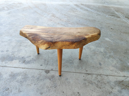Rustic Handmade Wood Coffee Table - Unique Walnut (WG-1061)