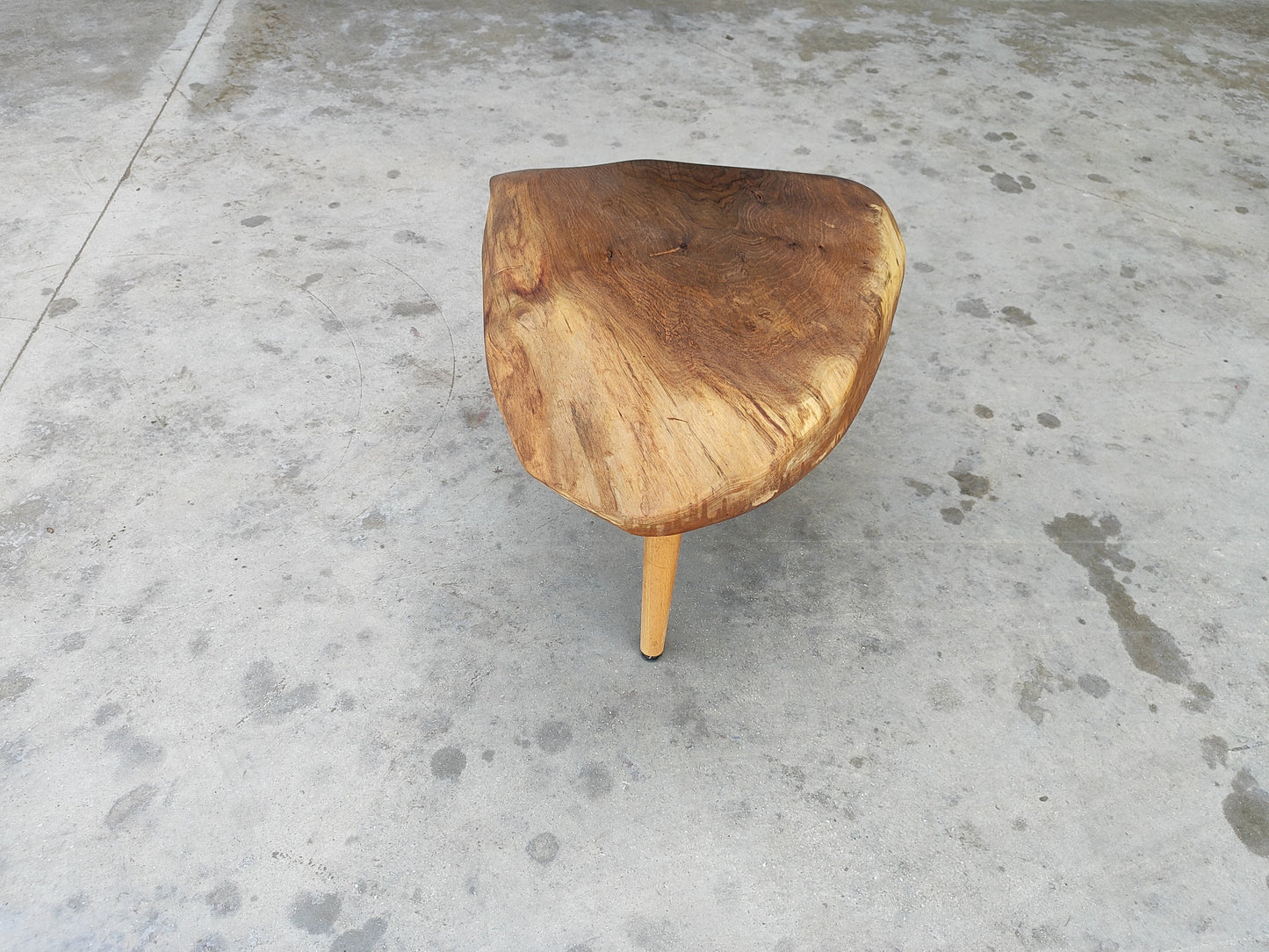 Rustic Handmade Wood Coffee Table - Unique Walnut (WG-1063)