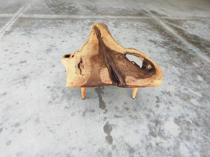 Rustic Handmade Wood Coffee Table - Unique Walnut (WG-1069)