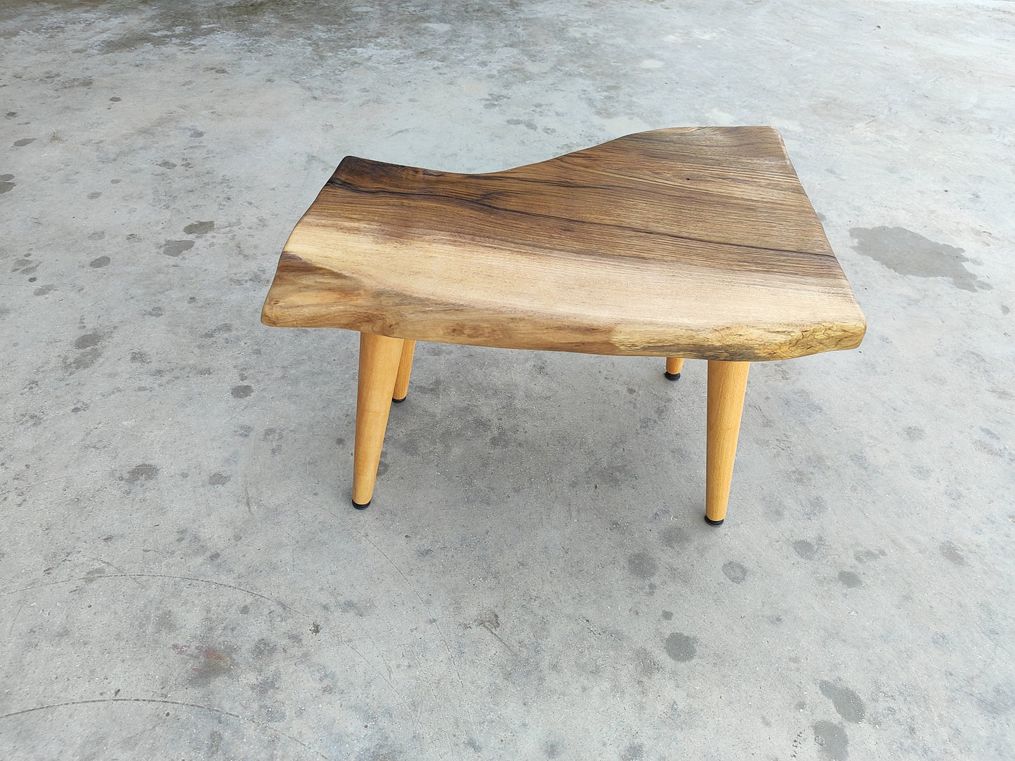 Rustic Handmade Wood Coffee Table - Unique Walnut (WG-1072)