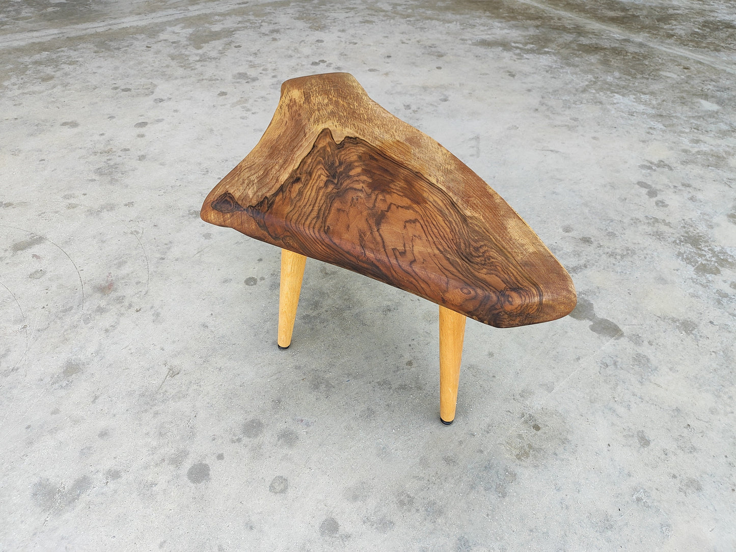 Rustic Handmade Wood Coffee Table - Unique Walnut (WG-1074)