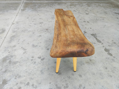 Rustic Handmade Wood Coffee Table - Unique Walnut (WG-1079)