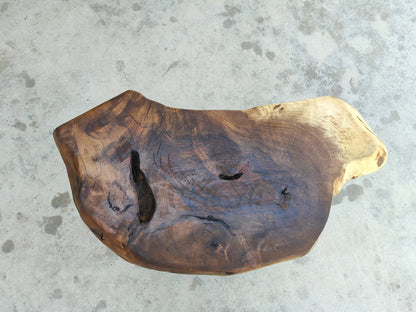 Rustic Handmade Wood Coffee Table - Unique Walnut (WG-1081)