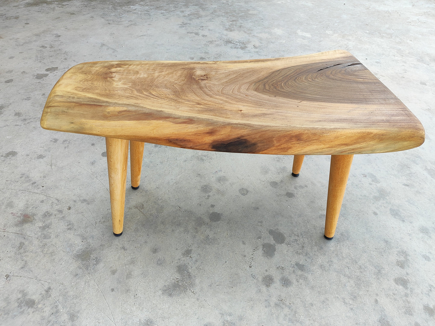 Rustic Handmade Wood Coffee Table - Unique Walnut (WG-1083)