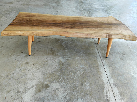 Rustic Handmade Wood Coffee Table - Unique Walnut (WG-1112)