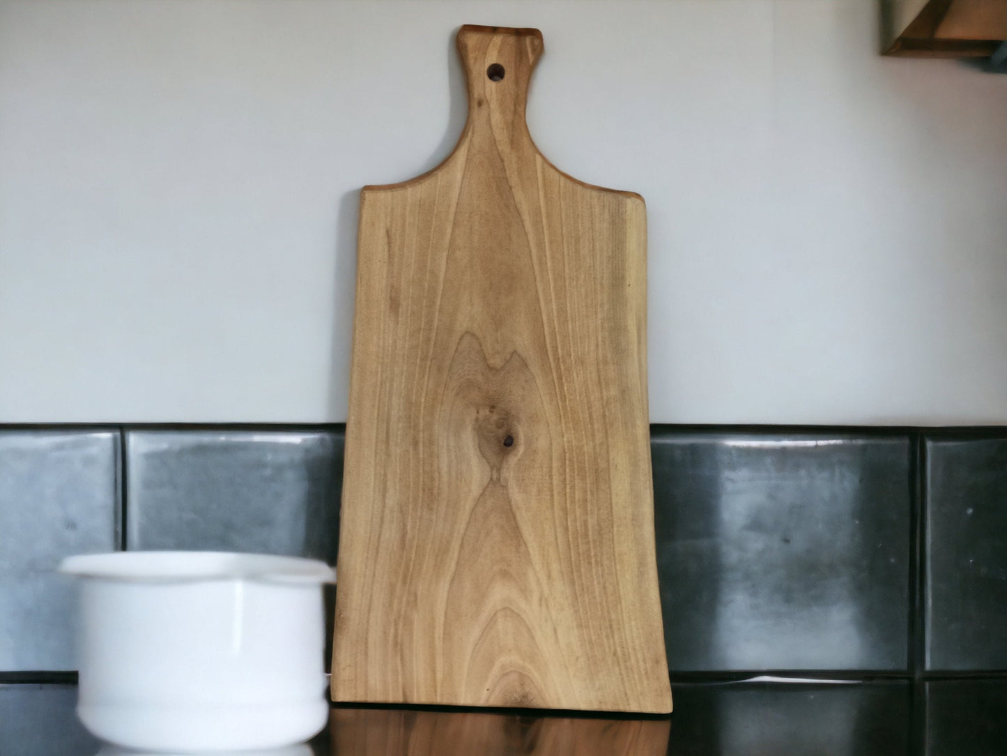 Premium Walnut Cutting Board, Wedding Gift, Christmas Present, Handcrafted Wooden Board with and without Handle - Kitchen Artistry